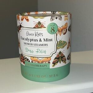 Grass Roots Shower Steamers (8pc): Eucalyptus & Mint - stress relief